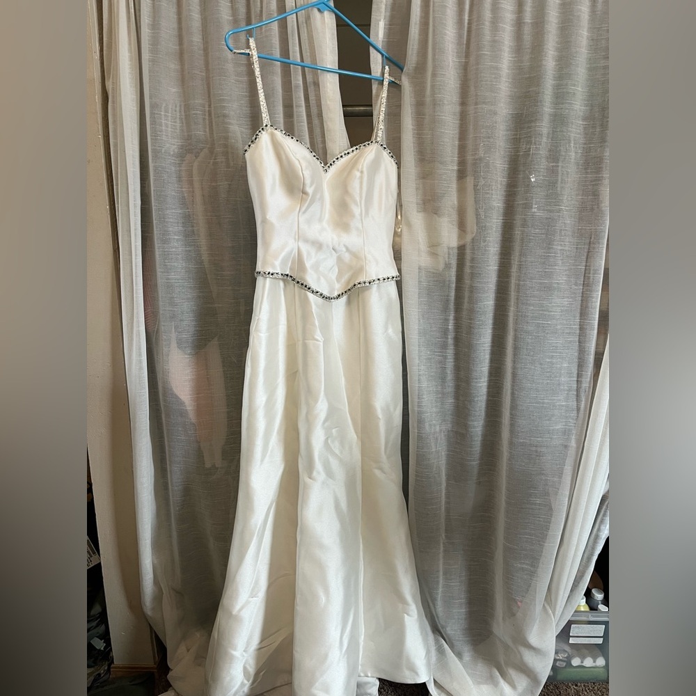 Satin Mermaid Wedding Gown